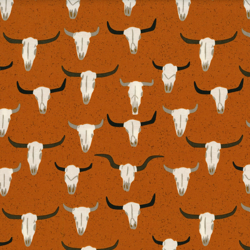 Moda Fabrics - Ponderosa - Patchwork and Quilting Fabric from Brown's Craft Shed (Tags: Fabric animal desert longhorn masculine Moda Fabrics nature Neutral patterns Ponderosa quilting rust rustic skull terracotta Western )