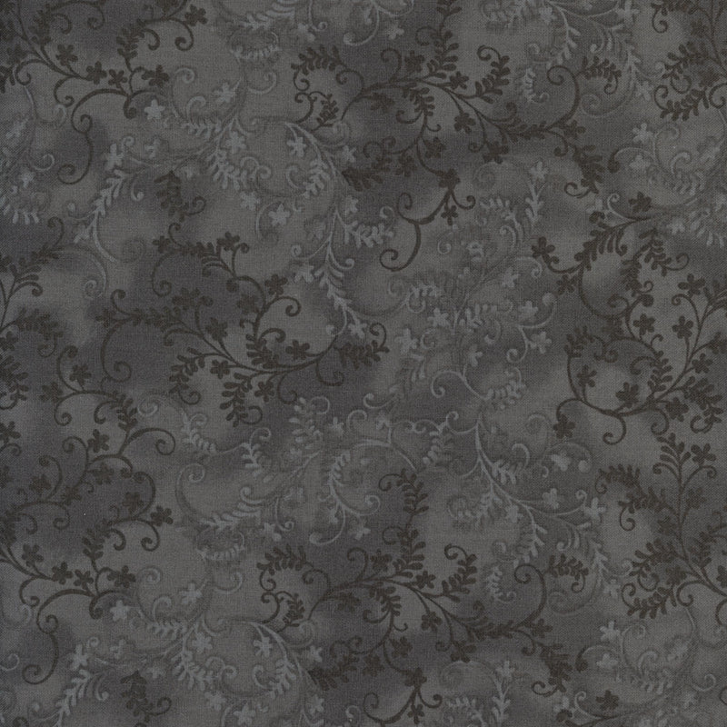 John Louden - Mystic Vine (Pewter) - Patchwork and Quilting Fabric from Brown's Craft Shed (Tags: Fabric blender blenders elegant Floral grey John Louden Mystic Vine nature Neutral patterns pewter plants vines )
