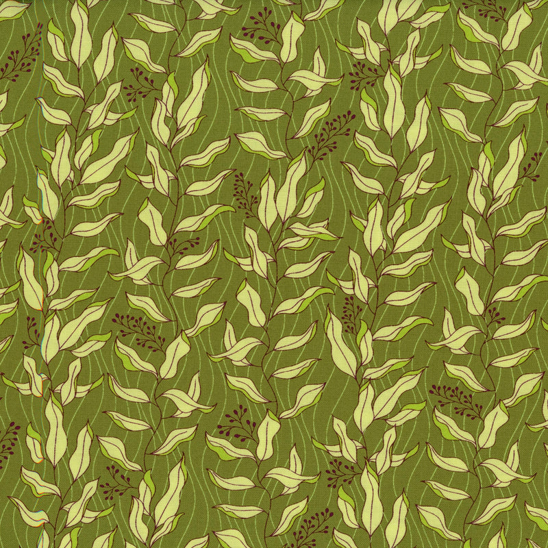 Moda Legendary Love by Sarah Thomas of Sariditty - Patchwork and Quilting Fabric from Brown's Craft Shed (Tags: Fabric botanical green Moda Fabrics Sarah Thomas Sariditty woodland )