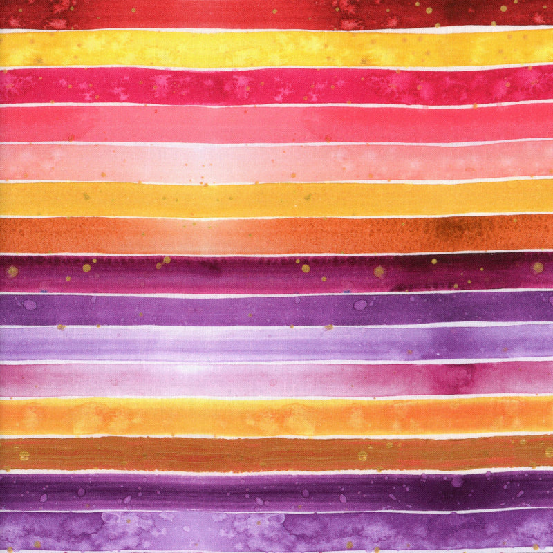 Moda Fabrics Fresh as a Daisy - Patchwork and Quilting Fabric from Brown's Craft Shed (Tags: Fabric artistic multi orange patchwork pink purple quilting sunset watercolour )