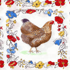 Blend French Hen by Molly Hatch - Patchwork and Quilting Fabric from Brown's Craft Shed (Tags: Fabric Blend Fabrics chickens farmhouse French Hen Molly Hatch red blue yellow )