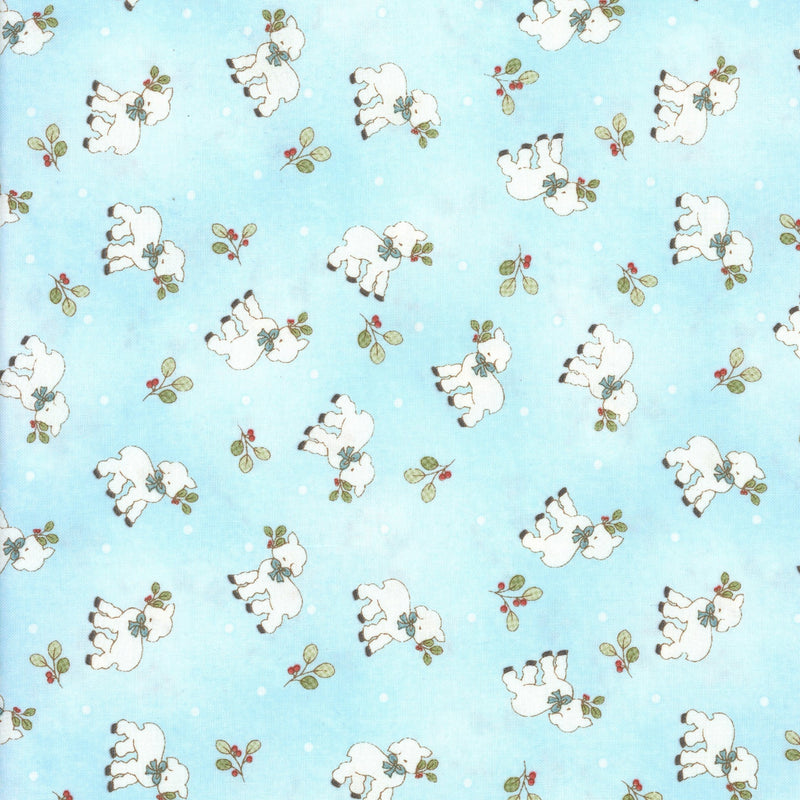 Benartex ABC's by Cheryl Haynes of Prairie Grove Peddler (Blue) - Patchwork and Quilting Fabric from Brown's Craft Shed (Tags: Fabric ABC's animal animals baby Benartex blue Cheryl Haynes children cute lamb Little Lamb nursery pastel patchwork Prairie Grove Peddler quilting sheep soft whimsical )