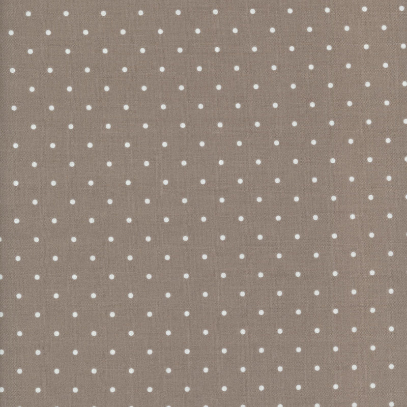 Moda Christmas Eve - Stone Snow Dots - Patchwork and Quilting Fabric from Brown's Craft Shed (Tags: Fabric basics blenders christmas Neutral polka dots Spots )