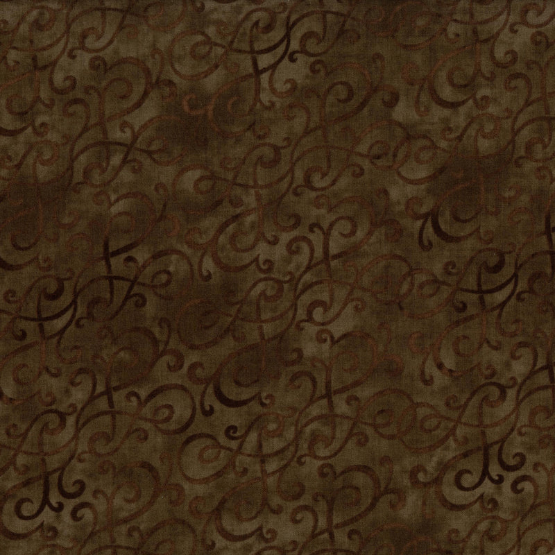 In The Beginning Fabrics - Scroll by Jason Yenter - Patchwork and Quilting Fabric from Brown's Craft Shed (Tags: Fabric autumn blender blenders copper gold Jason Yenter Neutral rustic scroll textures traditional vines )