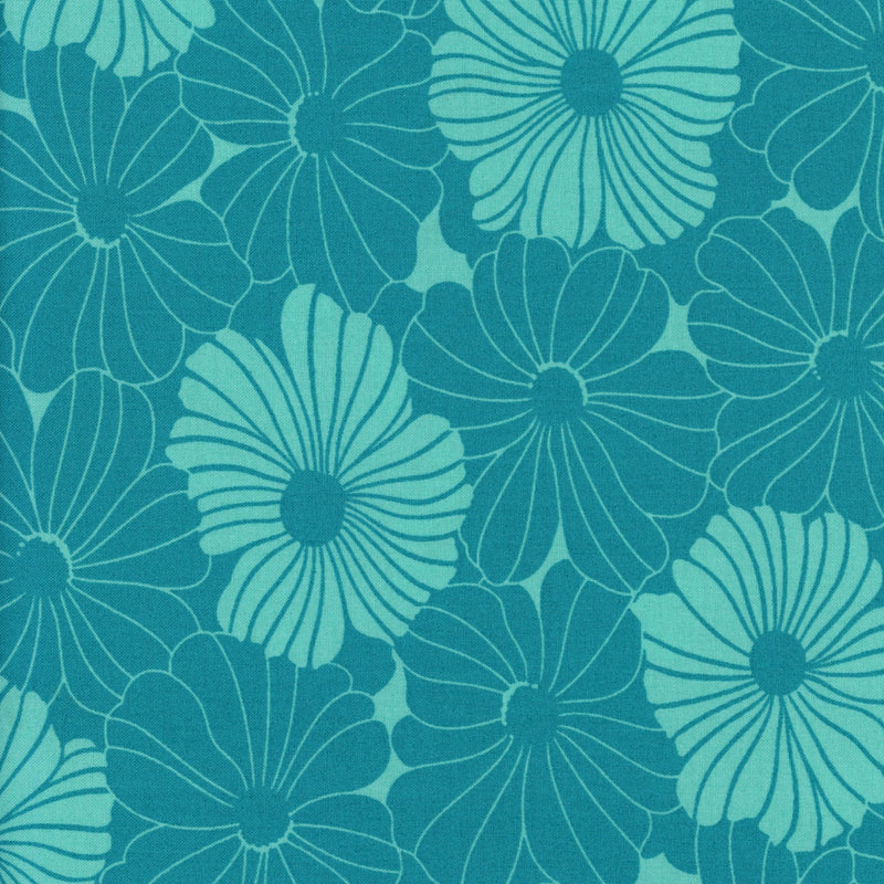 Moda Color Crush by Vanessa Christenson of V & Co. - Patchwork and Quilting Fabric from Brown's Craft Shed (Tags: Fabric Color Crush Floral Moda Fabrics Retro Inspired Flowers V and Co Vanessa Christenson )