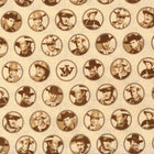 Riley Blake Designs - John Wayne American West (Cream) - Patchwork and Quilting Fabric from Brown's Craft Shed (Tags: Fabric American West blenders Brown John Wayne Neutral novelty portraits Riley Blake Designs rustic sepia vintage Western )