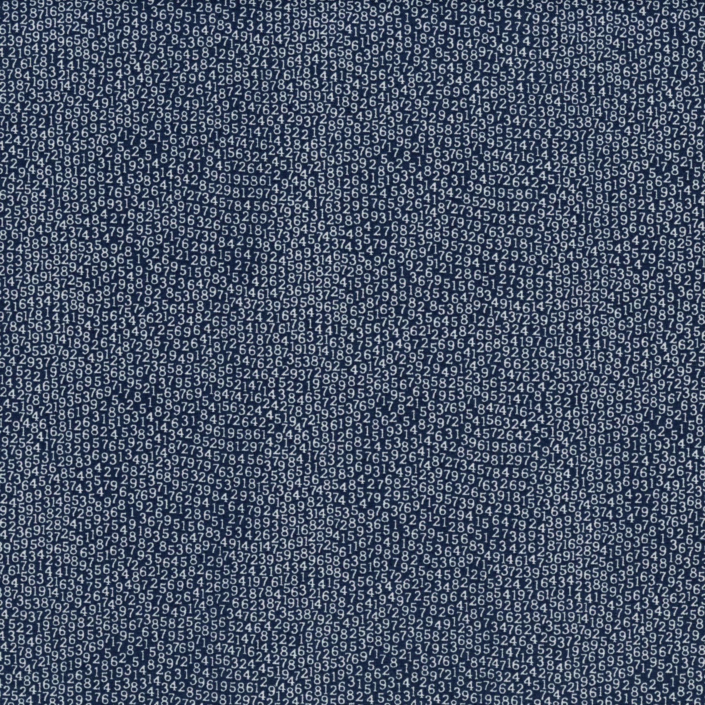 Moda Vintage by Sweetwater - Patchwork and Quilting Fabric from Brown's Craft Shed (Tags: Fabric basics blender blue low volume masculine Moda Fabrics modern navy numbers Sweetwater text print typography white )