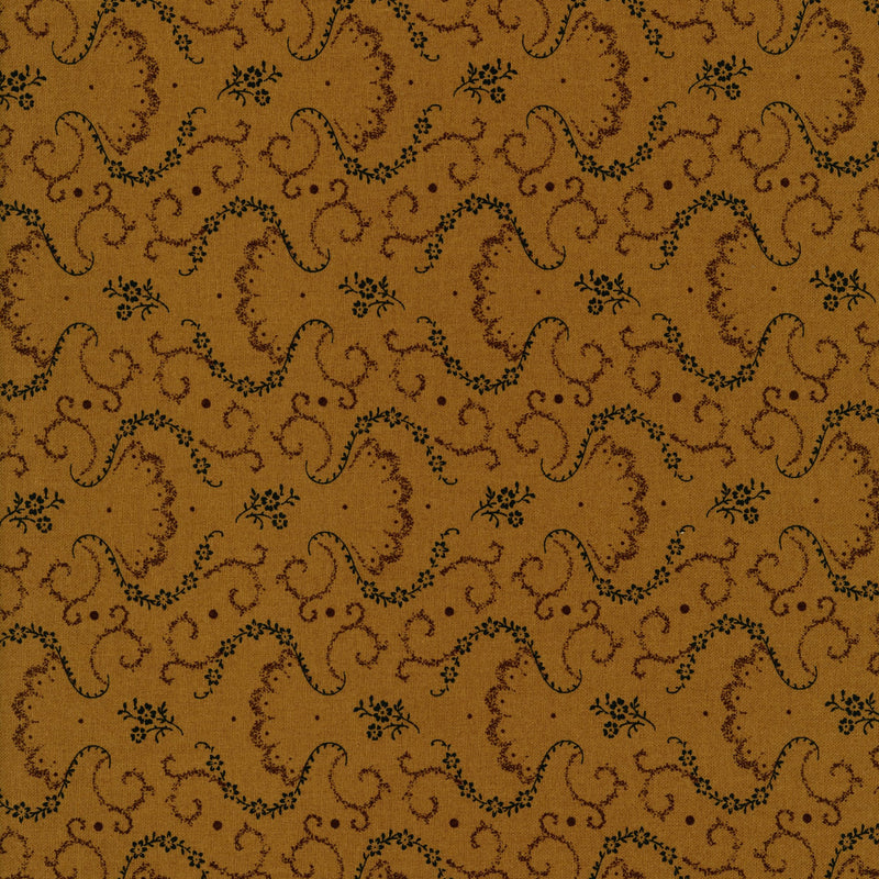 Windham Fabrics Kindred Spirits 2 by Jill Shaulis - Patchwork and Quilting Fabric from Brown's Craft Shed (Tags: Fabric autumn blenders Floral gold Jill Shaulis Kindred Spirits 2 Neutral patterns rustic traditional vines vintage Windham Fabrics )