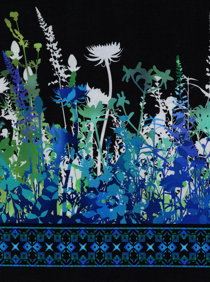 Lloyd Curzon I Dream in Colour - Border Print Blue