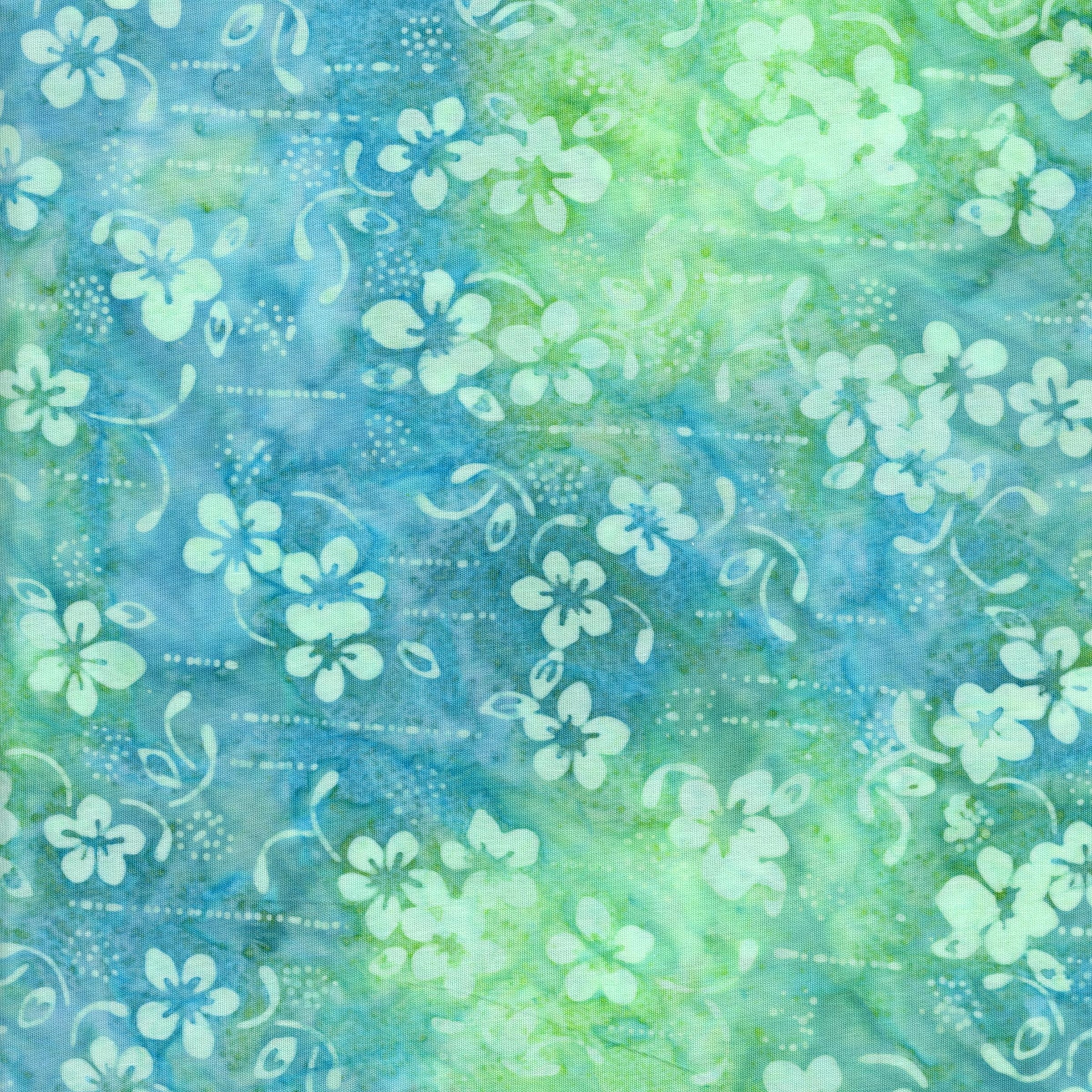 Banyan Batiks Rock Candy (Ocean Mist) - Patchwork and Quilting Fabric from Brown's Craft Shed (Tags: Fabric aqua Banyan Batiks batik batik sale blender blue Floral garden green nature ocean Rock Candy teal textures water )