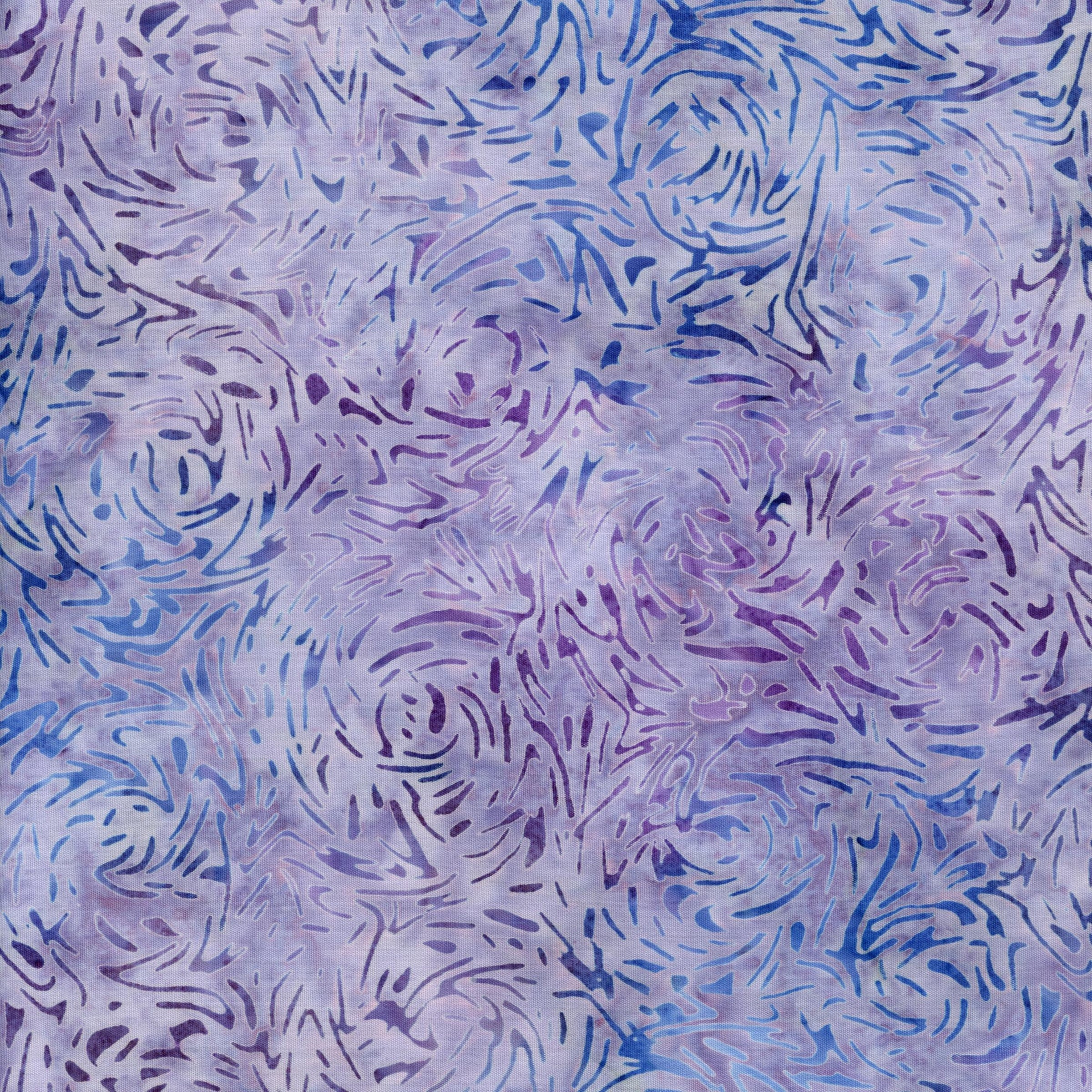 Banyan Batiks - Banyan BFFs (Iris) - Patchwork and Quilting Fabric from Brown's Craft Shed (Tags: Fabric abstract Banyan Batiks Banyan BFFs batik blender blue contemporary iris modern patchwork purple swirl textures violet )