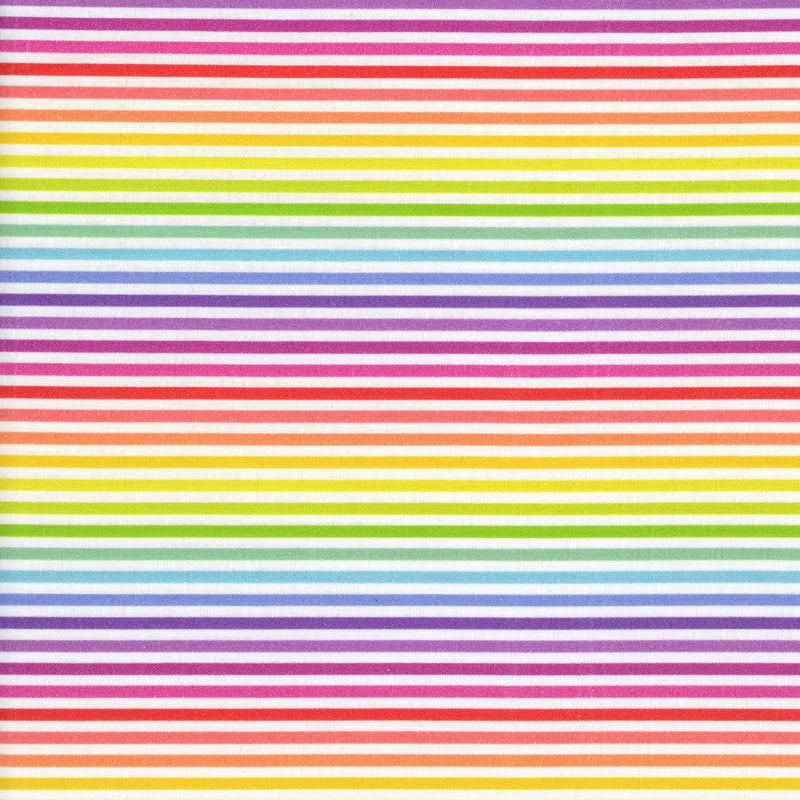 Devonstone Collection Building Blocks Stripes - Patchwork and Quilting Fabric from Brown's Craft Shed (Tags: Fabric basics blender children colourful multi patchwork playful quilting rainbow Stripes )