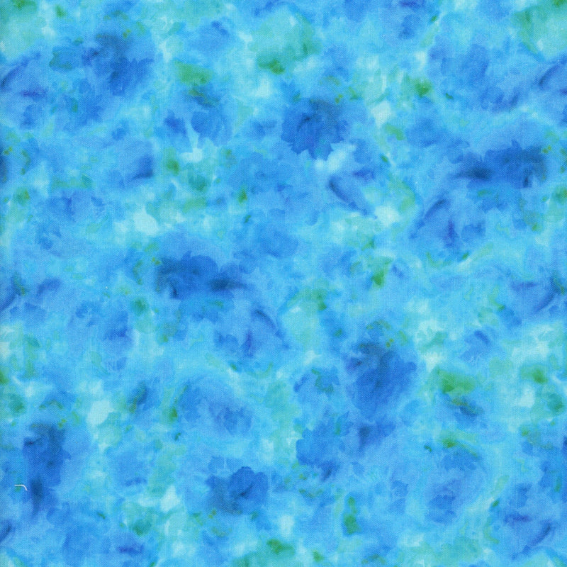 QT Fabrics Charlene - Patchwork and Quilting Fabric from Brown's Craft Shed (Tags: Fabric blenders blue calming green nature ocean patterns QT Fabrics quilting sky watercolour )