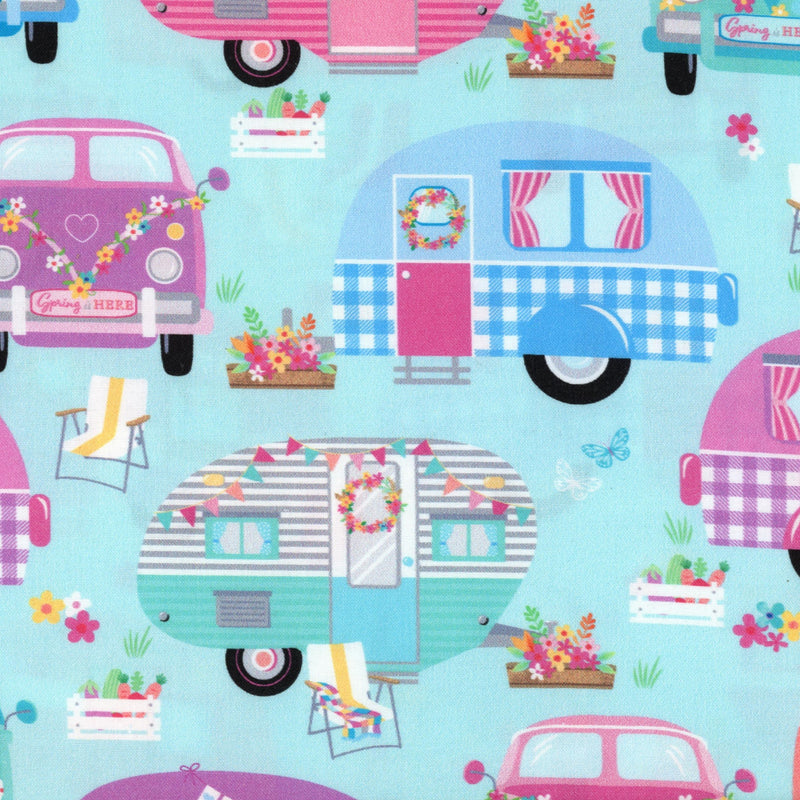 Kenard & Kenard Fabrics Enjoy The Ride - Patchwork and Quilting Fabric from Brown's Craft Shed (Tags: Fabric multi panel specialty )