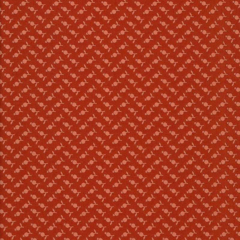 Andover Tulips - Patchwork and Quilting Fabric from Brown's Craft Shed (Tags: Fabric Andover autumn basics blender Floral nature orange quilting cotton rust terracotta tonal Tulips warm tones )