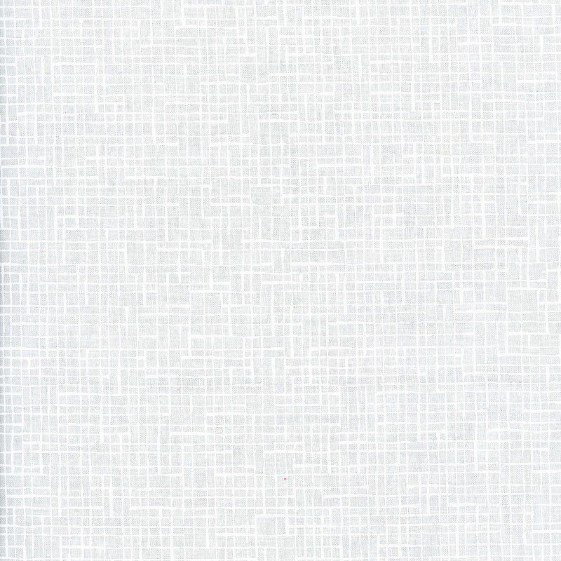 Lloyd Curzon Simply Neutral - Frosted Grid - Patchwork and Quilting Fabric from Brown's Craft Shed (Tags: Fabric background basics blender blenders Geometric grid Lloyd Curzon minimalist modern Neutral patchwork quilting Simply Neutral textures white )