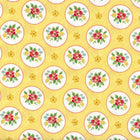 Poppie Cotton Matilda by Terri Henson (Miss Marie) - Patchwork and Quilting Fabric from Brown's Craft Shed (Tags: Fabric Cottage Garden Floral Heirloom Style Matilda Medallions Pink Flowers Poppie Cotton Terri Henson Yellow )