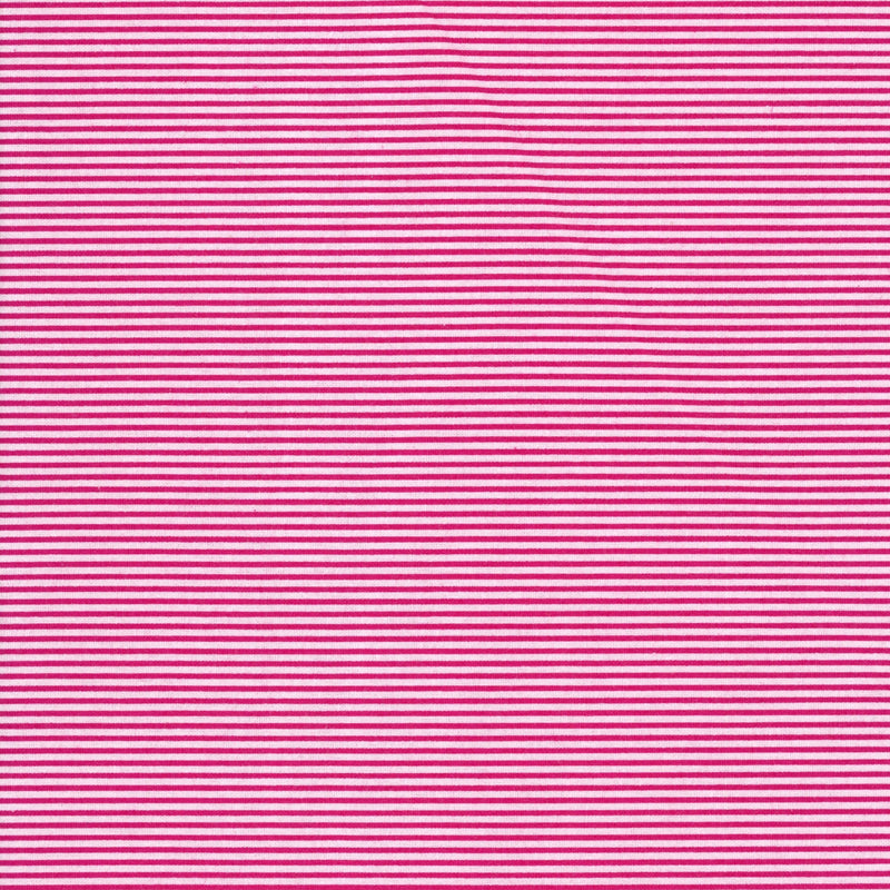 Kennard & Kennard Hot Pink - Patchwork and Quilting Fabric from Brown's Craft Shed (Tags: Fabric basics blender children hot pink Kennard & Kennard lines patterns pink playful Stripes )