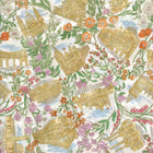 Liberty Tana Lawn Cotton - The London Collection: London Spring C - Patchwork and Quilting Fabric from Brown's Craft Shed (Tags: Fabric architecture blue buildings cityscape cream garden green landmarks Liberty Liberty London London Collection orange pink spring Tana Lawn travel vintage whimsical )