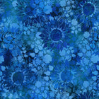 Lloyd Curzon - I Dream in Colour - Twilight Bloom Blue by Jason Yenter for In The Beginning Fabrics - Patchwork and Quilting Fabric from Brown's Craft Shed (Tags: Fabric blue botanical contemporary elegant foliage I Dream in Colour indigo Indigo Garden Jason Yenter layered Lloyd Curzon modern nature patchwork quilting teal tonal Twilight Bloom Blue )