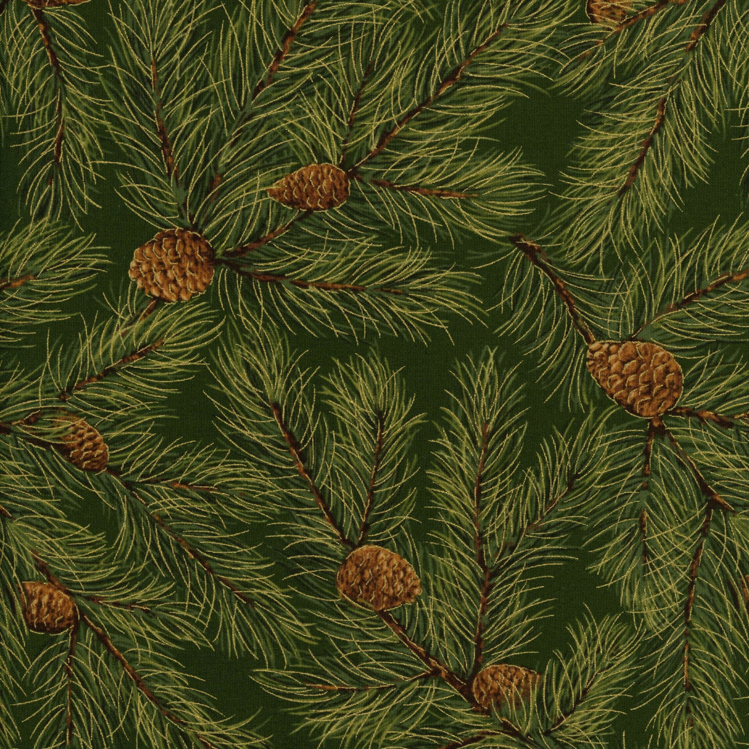 Moda Merry Manor Metallic - Patchwork and Quilting Fabric from Brown's Craft Shed (Tags: Fabric )