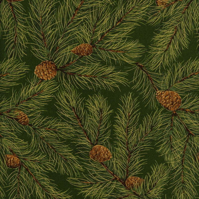 Moda Merry Manor Metallic - Patchwork and Quilting Fabric from Brown's Craft Shed (Tags: Fabric )
