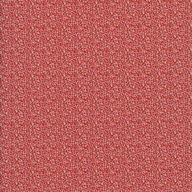 Tilda Quilt Collection - Creating Memories (Red) - Patchwork and Quilting Fabric from Brown's Craft Shed (Tags: Fabric blenders bright cheerful Creating Memories ditsy flowers patchwork quilting red romantic small print summer Tilda )