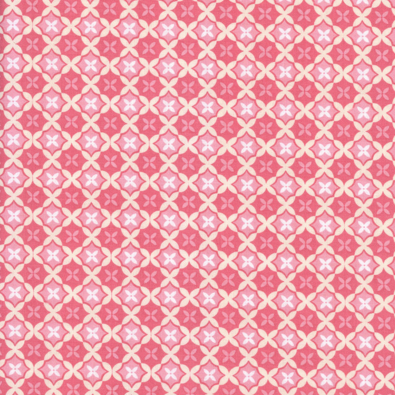Poppie Cotton le petit escargot by Lori Woods - Patchwork and Quilting Fabric from Brown's Craft Shed (Tags: Fabric Geometric Le Petit Escargot Lori Woods Poppie Cotton Tile Pattern )