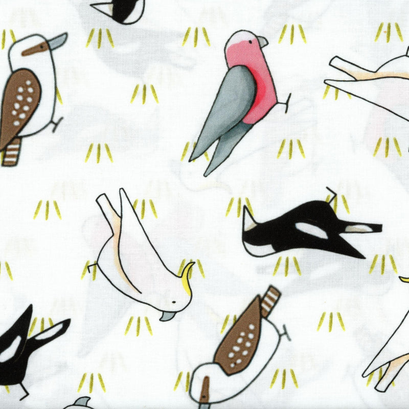 Devonstone Collection Australian Birds - Patchwork and Quilting Fabric from Brown's Craft Shed (Tags: Fabric backing )