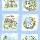 Clothworks Mouseplay by Anita Jeram (Light Denim Squares) - Patchwork and Quilting Fabric from Brown's Craft Shed (Tags: Fabric Anita Jeram Clothworks Light Blue Mouseplay )