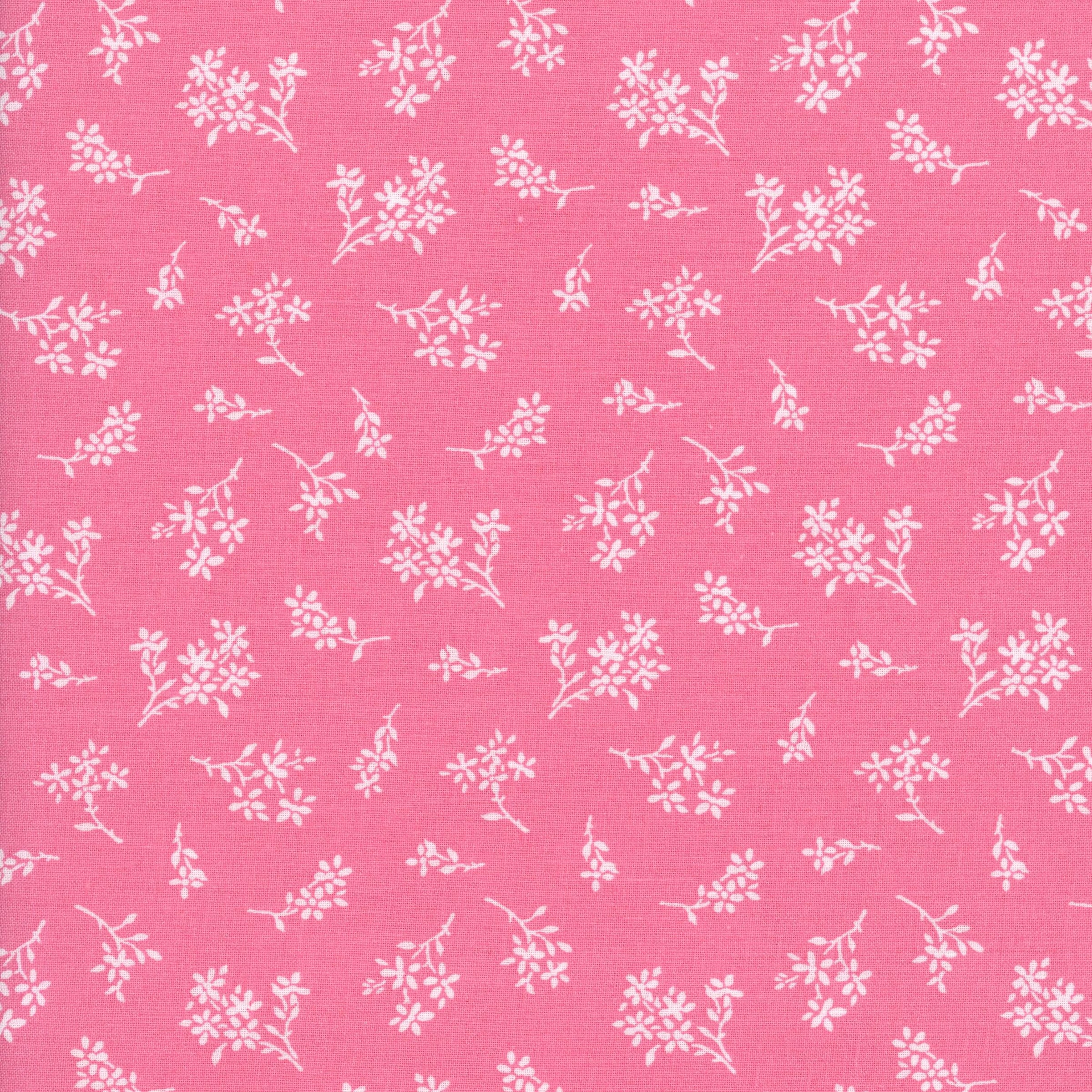 Sullivans - Bouquet (Pink Ditsy) - Patchwork and Quilting Fabric from Brown's Craft Shed (Tags: Fabric blossoms bouquet cottage ditsy floral feminine Floral flowers garden pink playful quilting cotton Sullivans white )