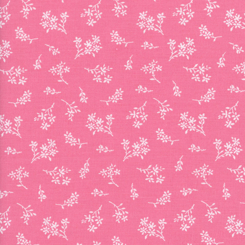 Sullivans - Bouquet (Pink Ditsy) - Patchwork and Quilting Fabric from Brown's Craft Shed (Tags: Fabric blossoms bouquet cottage ditsy floral feminine Floral flowers garden pink playful quilting cotton Sullivans white )