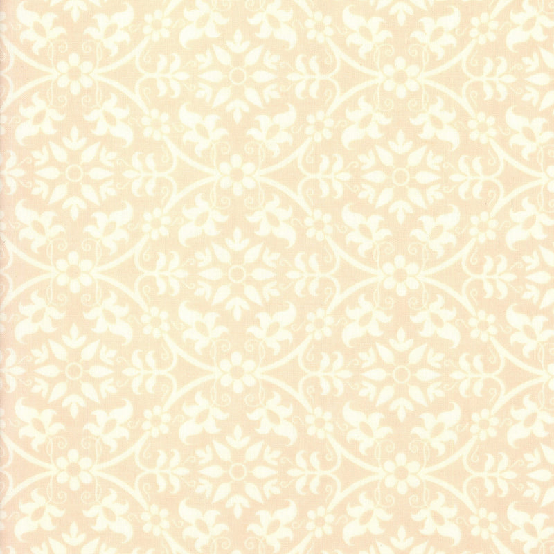 Moda Fabrics Poetry Prints (Vintage Lace Cream) - Patchwork and Quilting Fabric from Brown's Craft Shed (Tags: Fabric background blender classic cream damask elegant lace Moda patchwork Poetry Prints quilting tonal vintage )