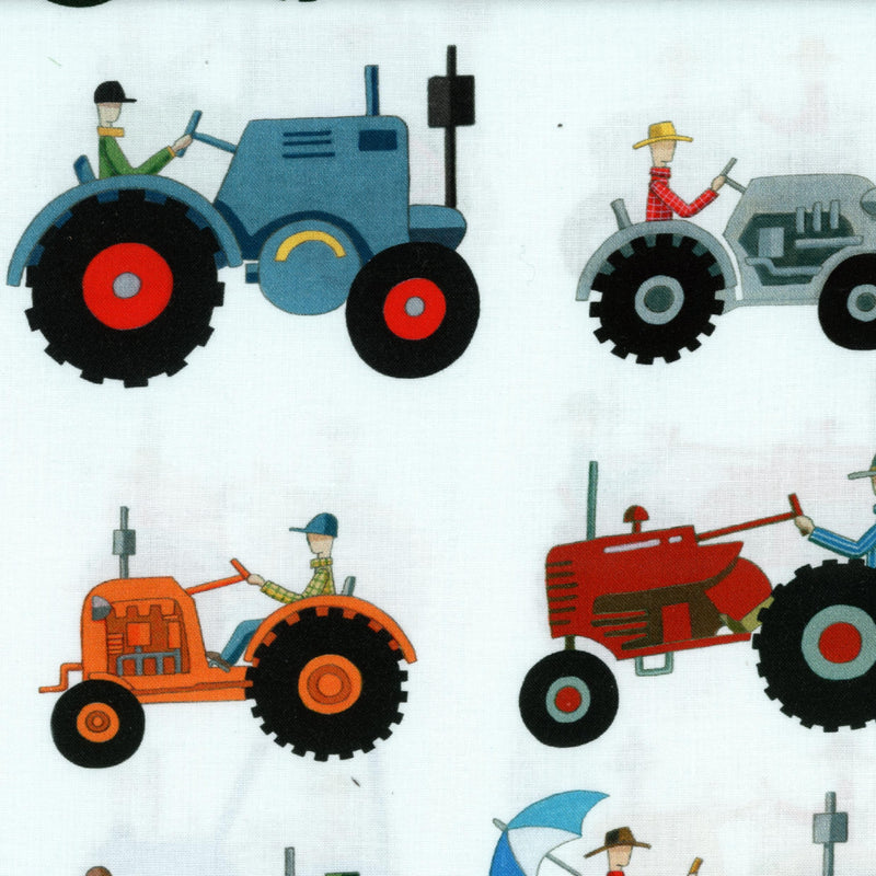 Devonstone Collection Tractors - Patchwork and Quilting Fabric from Brown's Craft Shed (Tags: Fabric backing )