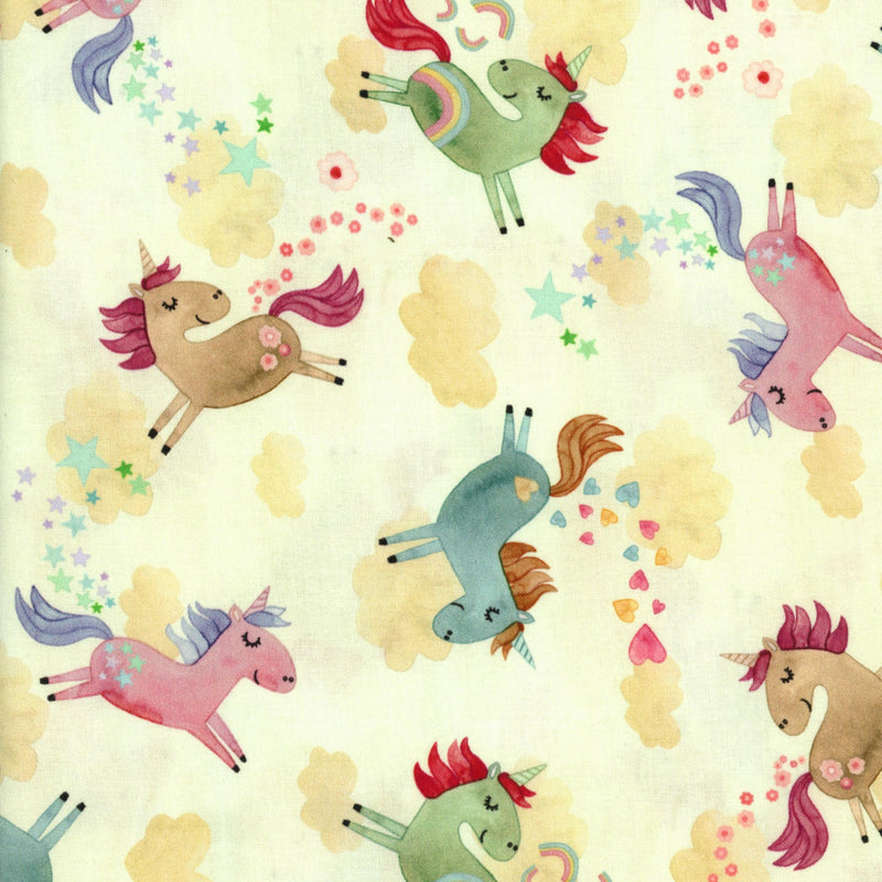 Michael Miller Colourful Unicorns