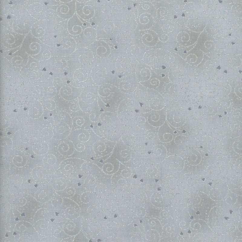 Stof Fabrics Silver Swirls