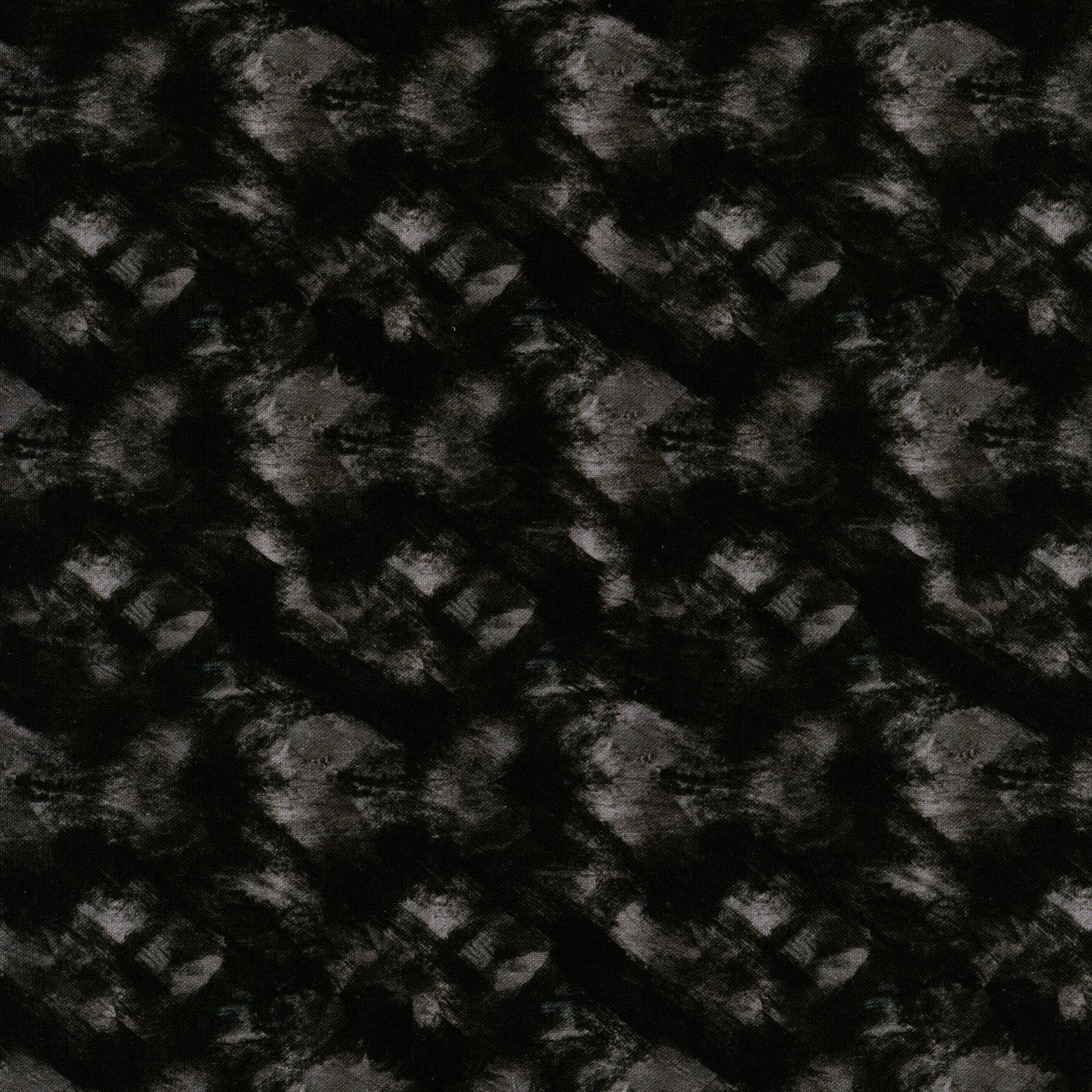 KK Fabrics Monochroma - Smudge (Black) - Patchwork and Quilting Fabric from Brown's Craft Shed (Tags: Fabric )