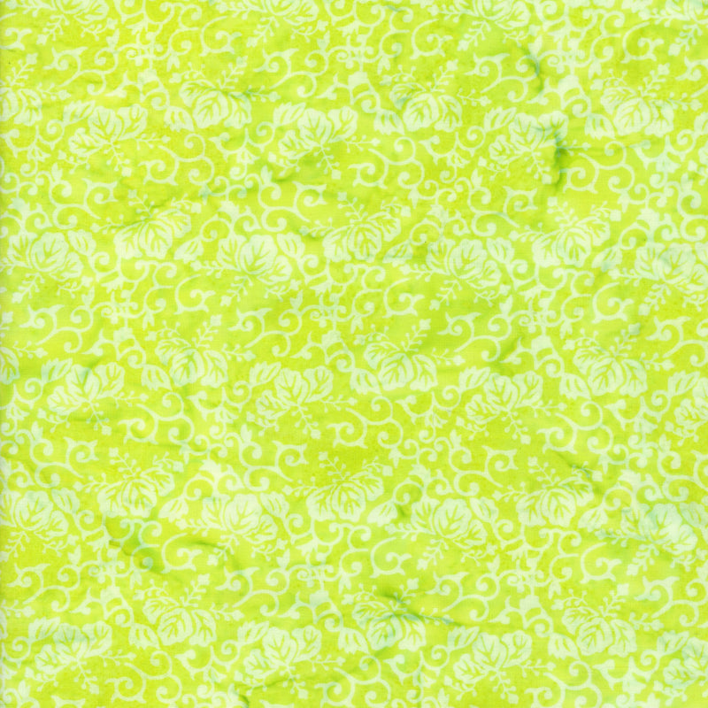 Banyan Batiks Decorative Carving (Matcha) - Patchwork and Quilting Fabric from Brown's Craft Shed (Tags: Fabric )