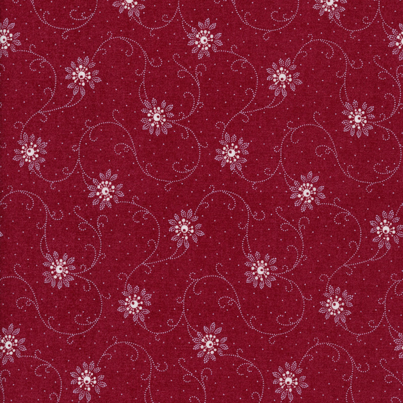 Another Point Of View Vintage Maroon Floral