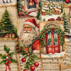 Devonstone Collection Uno - Vintage Christmas Santa - Patchwork and Quilting Fabric from Brown's Craft Shed (Tags: Fabric )