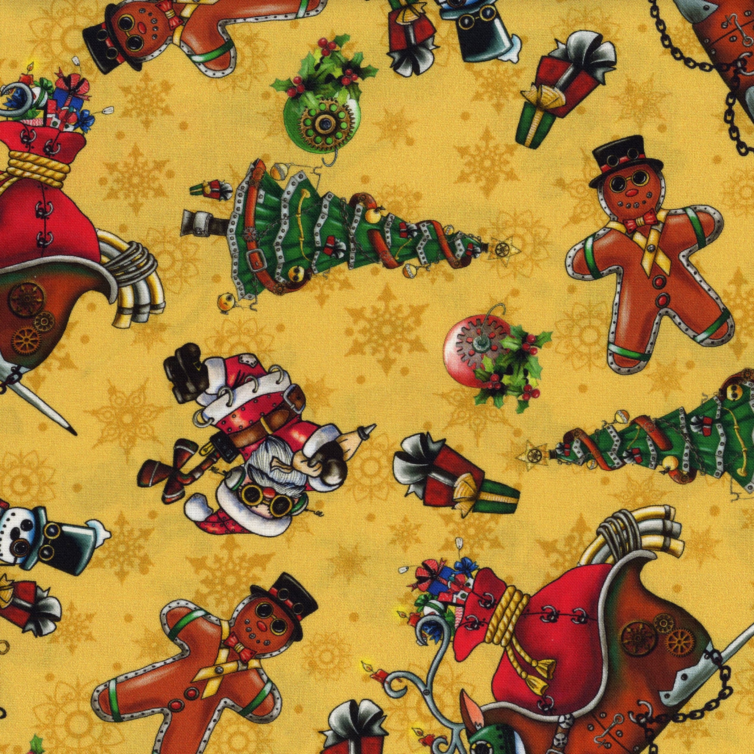 QT Fabrics Steampunk Christmas
