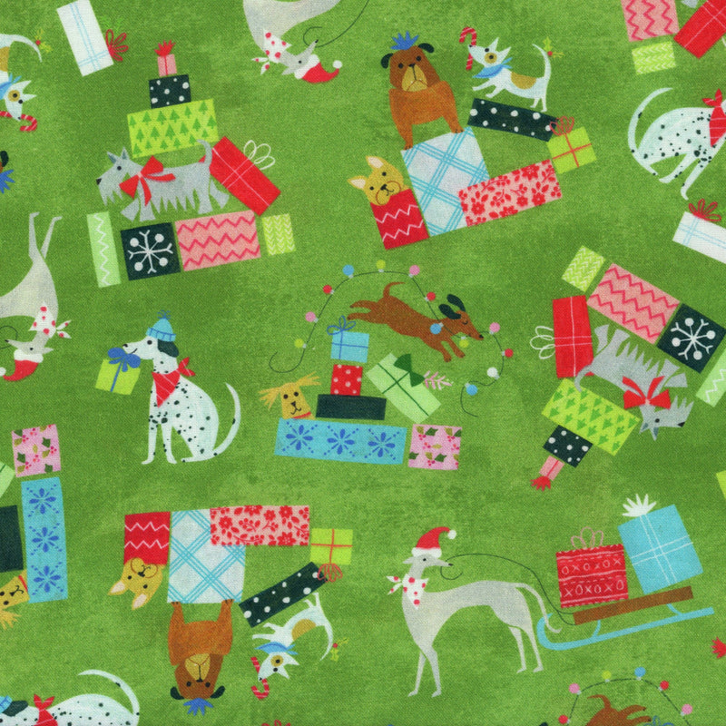Windham Fabrics Happy Pawlidays - Patchwork and Quilting Fabric from Brown's Craft Shed (Tags: Fabric )