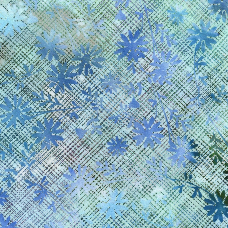 Lloyd Curzon Haven - Patchwork and Quilting Fabric from Brown's Craft Shed (Tags: Fabric blue Floral green )