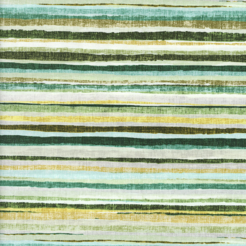 Clothworks New Earth - Patchwork and Quilting Fabric from Brown's Craft Shed (Tags: Fabric green Stripes )