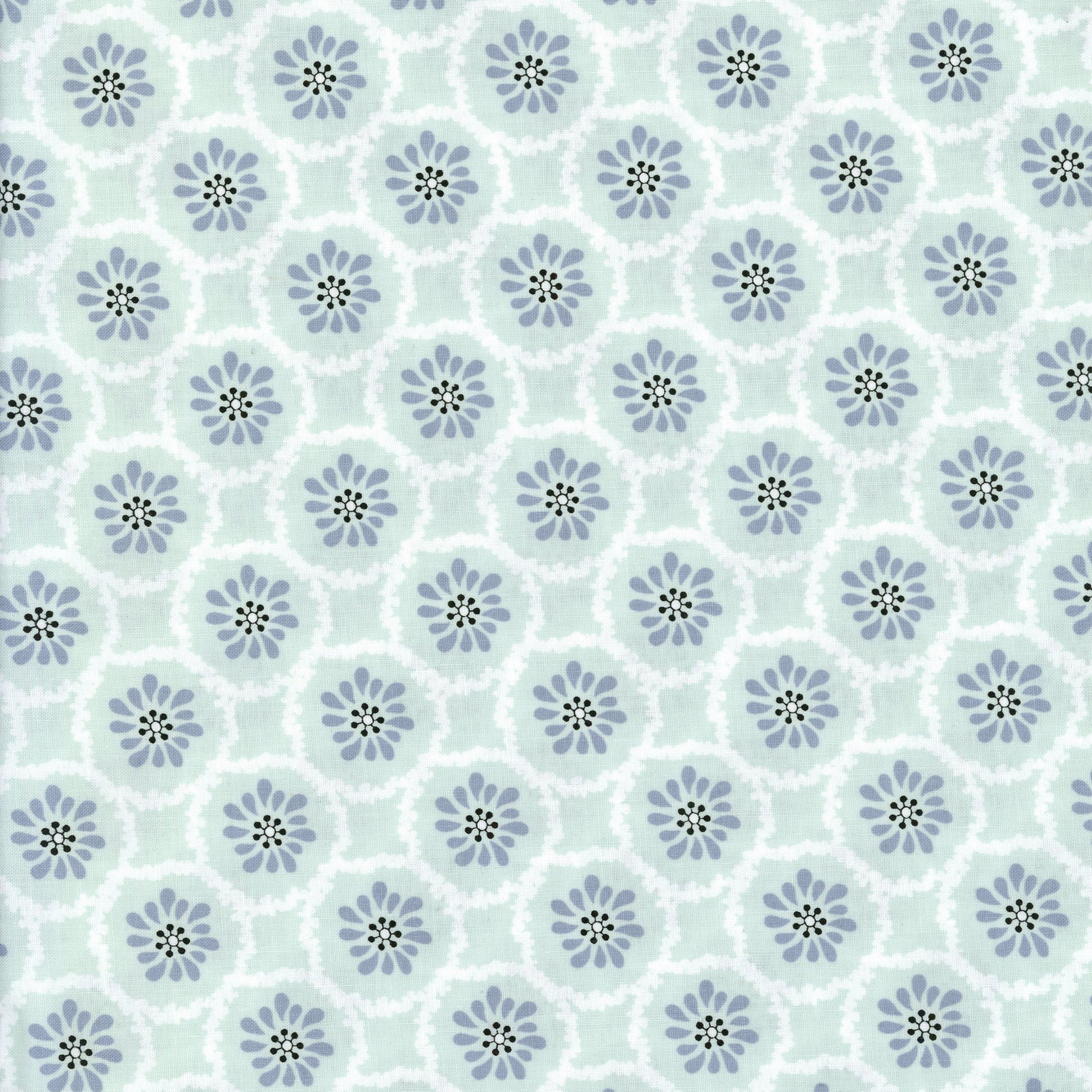 Clothworks Lilliana (Light Teal) by Skipping Stones Studio