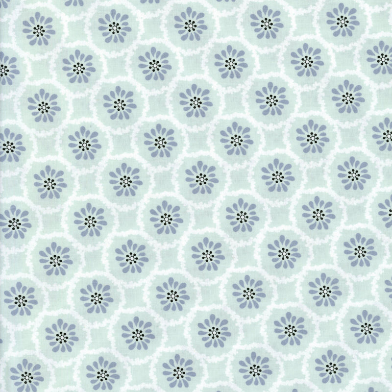 Clothworks Lilliana (Light Teal) by Skipping Stones Studio - Patchwork and Quilting Fabric from Brown's Craft Shed (Tags: Fabric )
