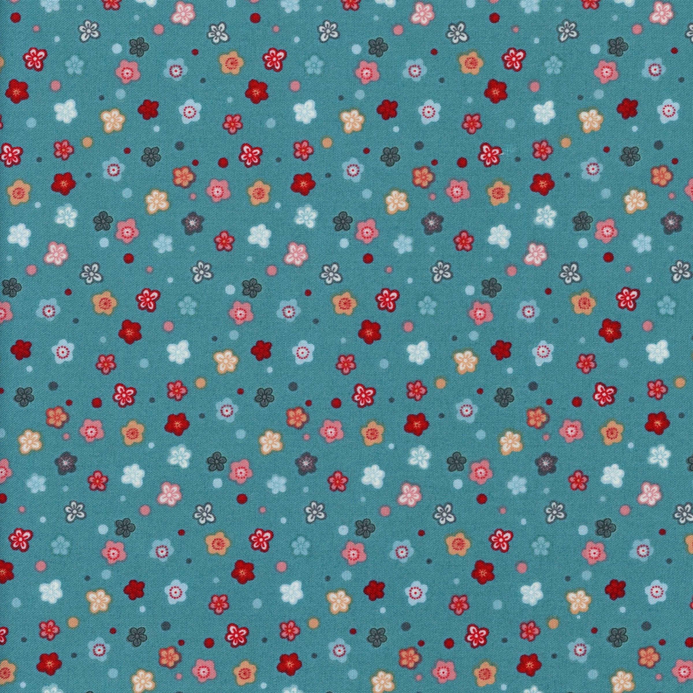 Makower UK Sakura Ditzy Flower by The Henley Studio