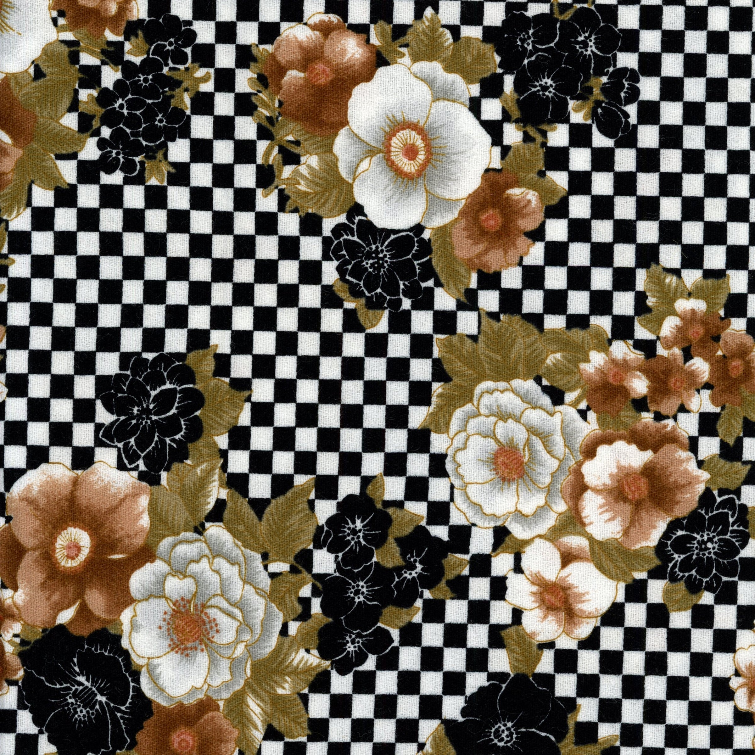 Short Floral Check