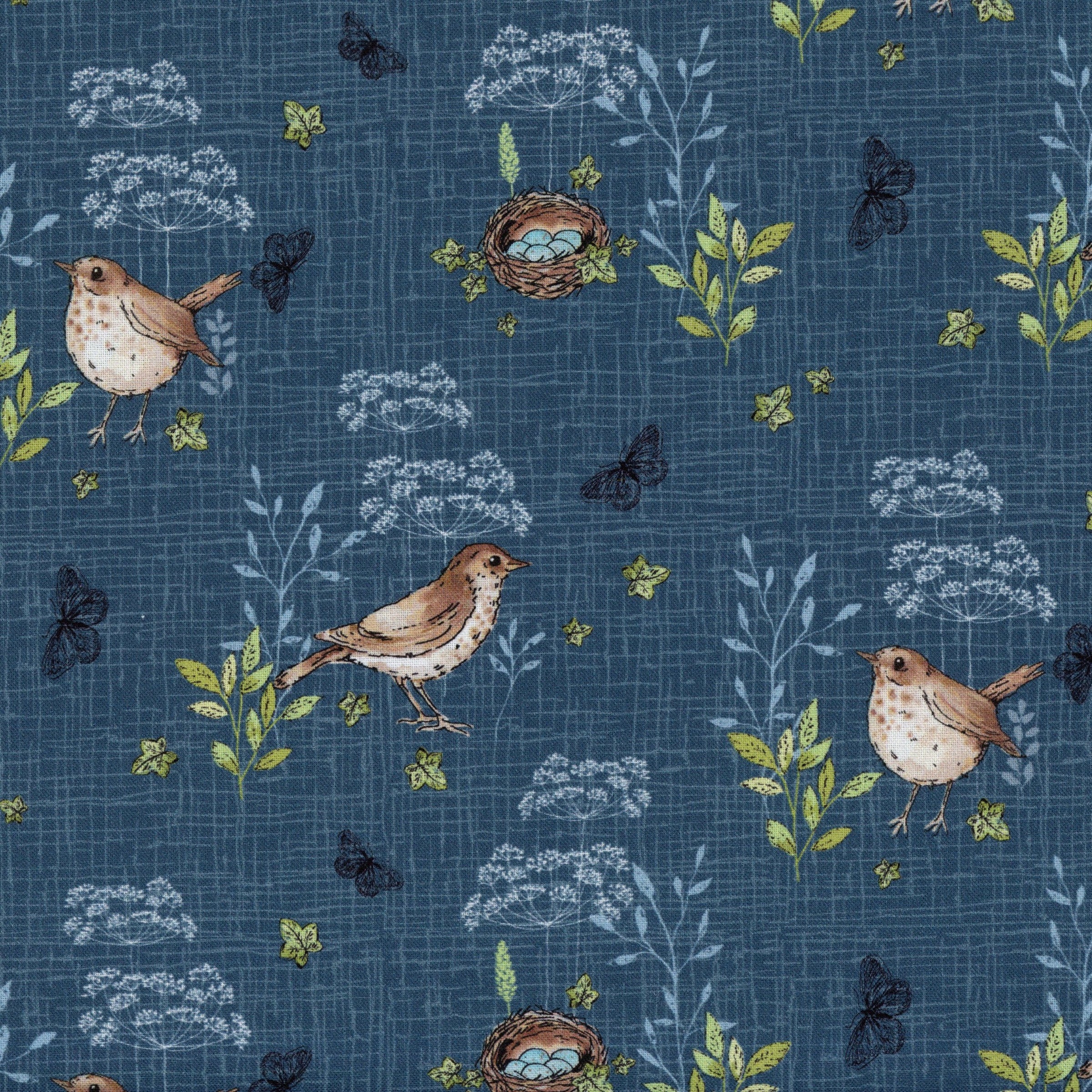 Nutex Woodland "Thrush" by Susan Wheeler Design