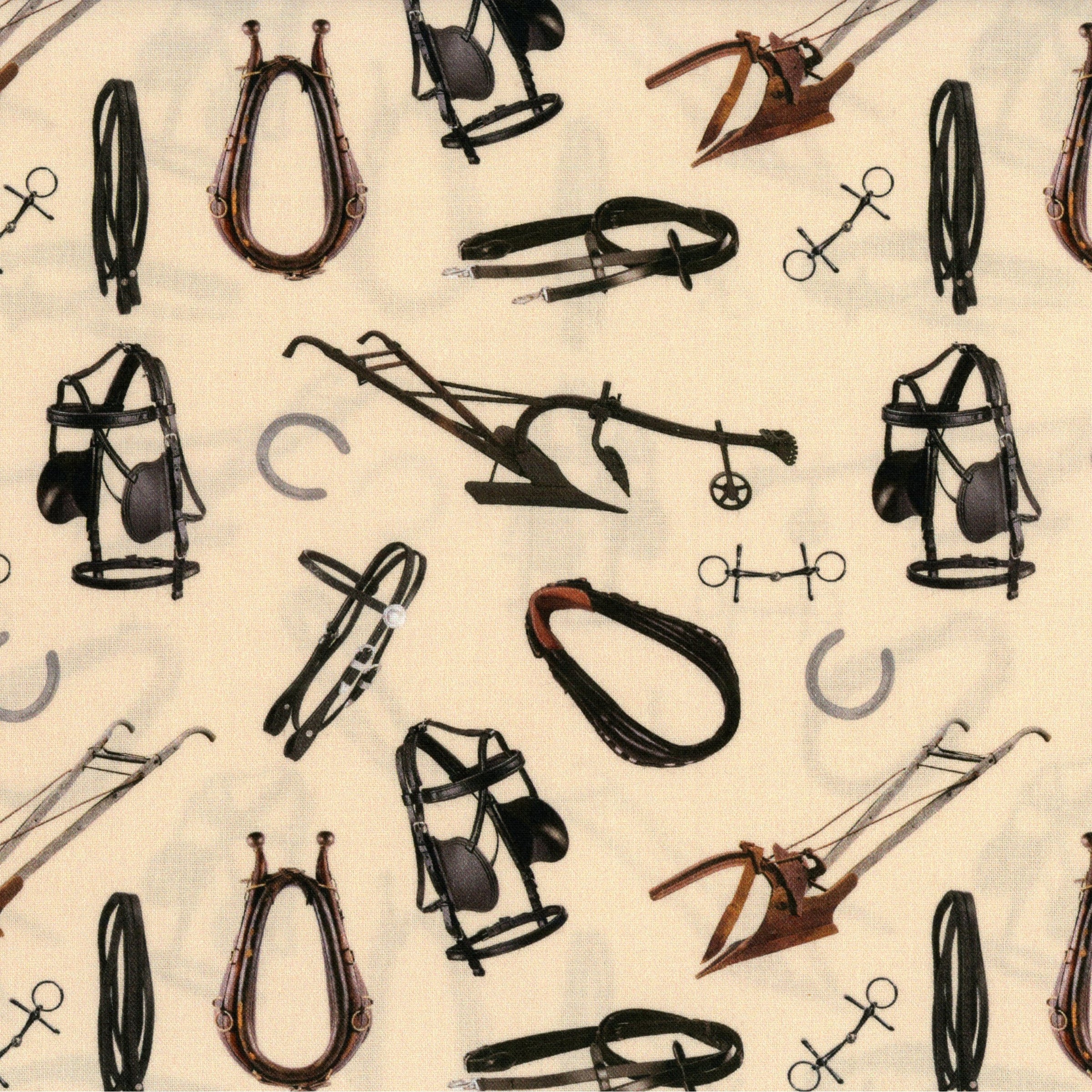 KK Fabrics Heavy Horses by Milvale Design Studio